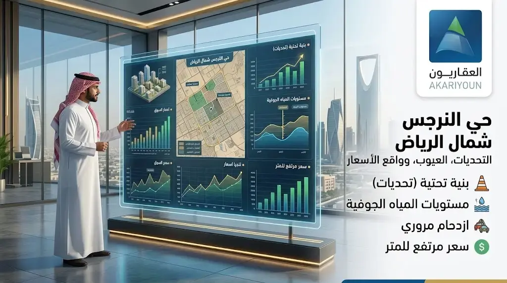 عيوب حي النرجس التحديات والأسعار في شمال الرياض